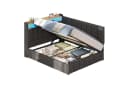 KIMENICH Polsterbett Grau mit LED, Stauraum & Ladestation Bild 2