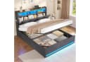 MSMASK Polsterbett 140x200 mit Stauraum, LED & USB Bild 2