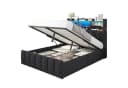MSMASK Polsterbett 140x190 cm mit LED & Stauraum Bild 3