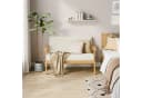 YOLEO 2-Sitzer Stoffsofa Couch mit Holz Armlehnen Loungesofa Bild 5