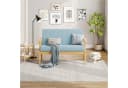 OUNUO 2-Sitzer Sofa Hellblau Skandinavisch Modern Bild 1