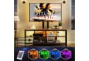 Dripex TV Lowboard Eckschrank mit Halterung und LED Bild 3