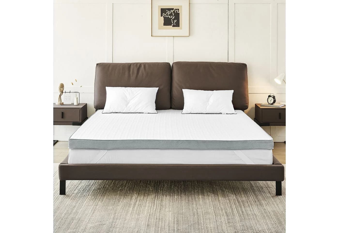Vesgantti Matratzen Topper 7,5 cm Gel Memoryschaum H2-H3 90x200 cm - Bild 2