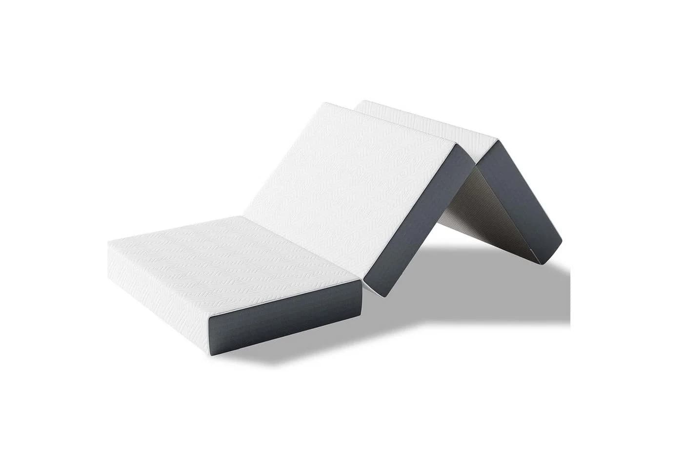 OUNUO Klappmatratze 3-teilig 10 cm mit Aufbewahrungstasche - Bild 2