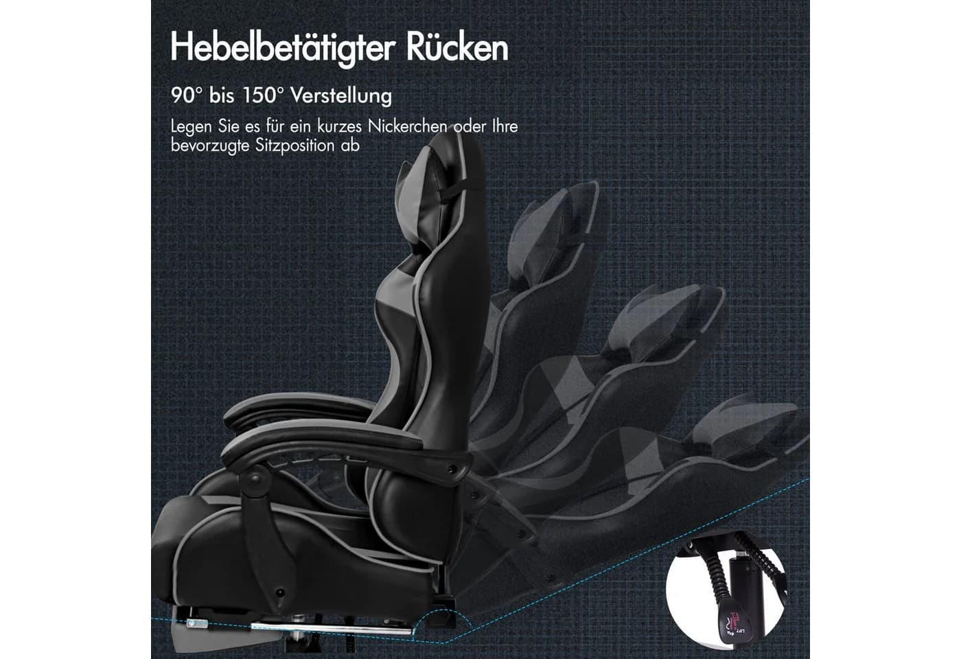 Gaming-Stuhl Vogler-Reihe - Bild 3