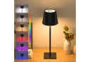 skelo LED Tischleuchte Kabellos Touch Dimmbar RGB 3 Farbtemperatur Schwarz Bild 2
