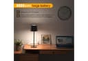 skelo LED Tischleuchte Kabellos Touch Dimmbar RGB 3 Farbtemperatur Schwarz Bild 4