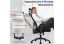 Durrafy Bürostuhl Ergonomischer Drehstuhl 200 kg Schwarz Mesh Bild 3