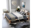 KLAM HOME Bettgestell Doppelbett Massivholz 140x200 cm Bild 3