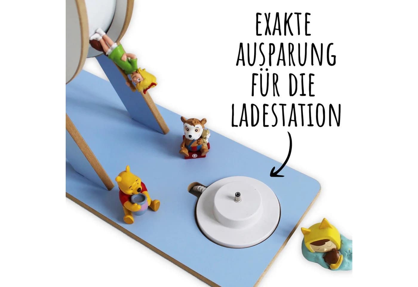 Holzura Tonie Regal Riesenrad Blau für Toniefiguren - Bild 5