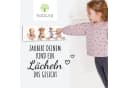 Holzura Kindergarderobe Garderobe für Kinder Weiß Bild 1