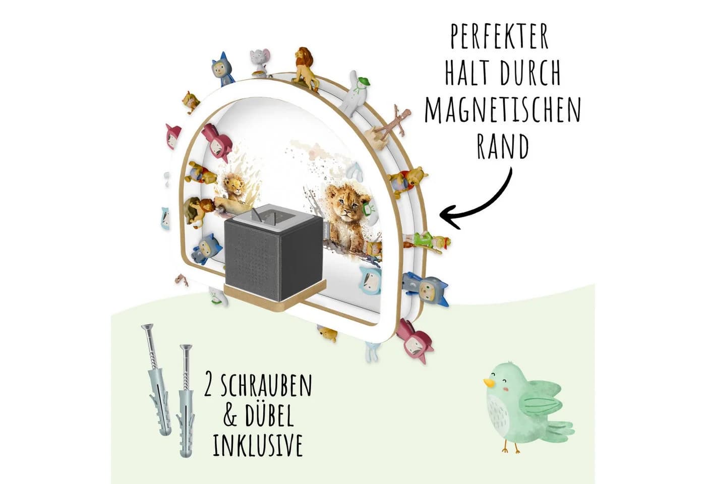 Holzura Tonie Regal Regenbogen Magnetischer Rahmen - Bild 3