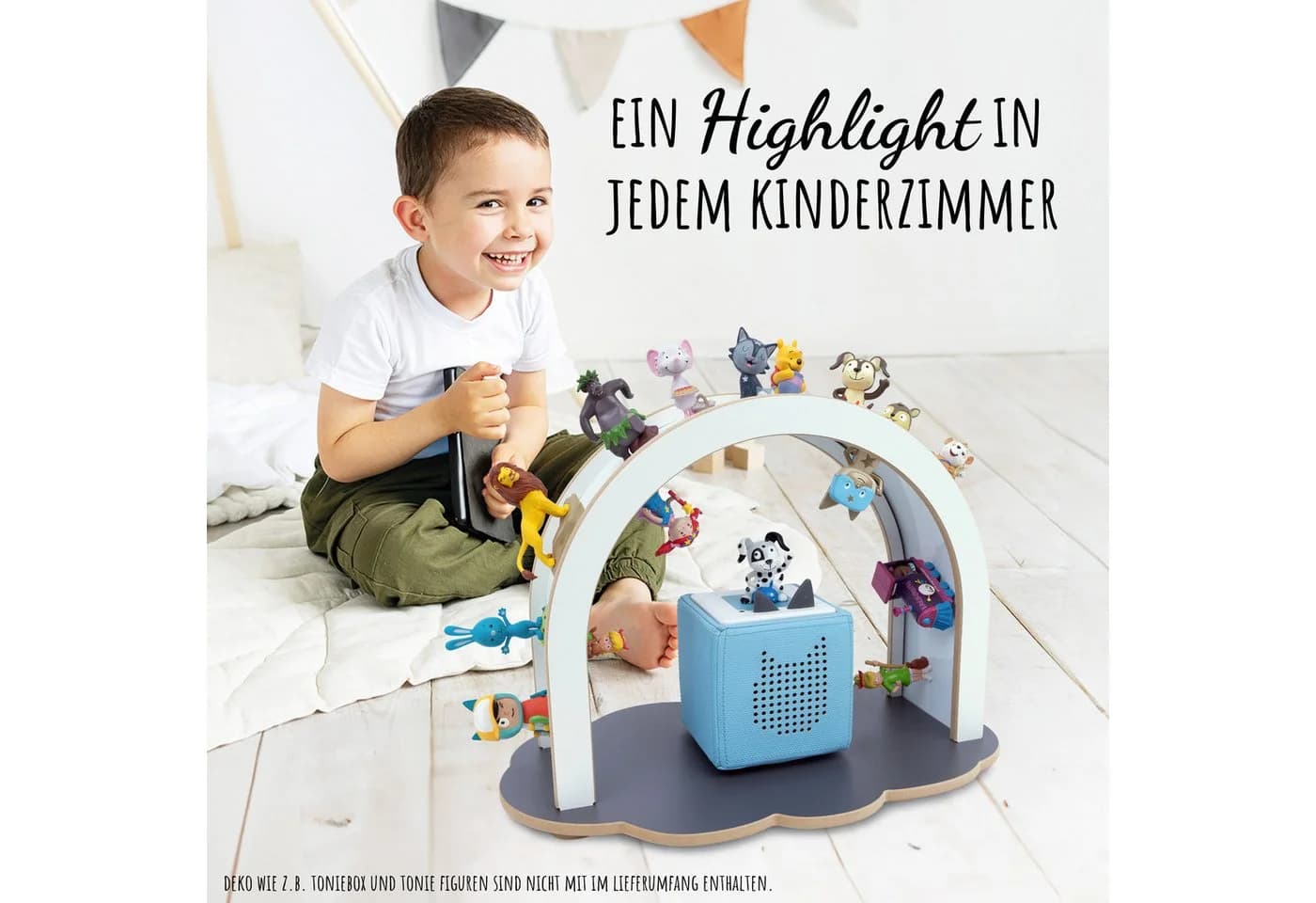 Holzura Tonie-Standregal Kinderregal Weiß - Bild 3