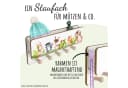 Holzura Kindergarderobe aus Holz mit Ablage und magnethaftendem Rahmen Bild 1