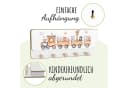 Holzura Kindergarderobe aus Holz mit Ablage und magnethaftendem Rahmen Bild 5