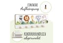 Holzura Kindergarderobe aus Holz mit Ablage und magnethaftendem Rahmen Bild 5