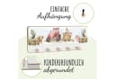 Holzura Kindergarderobe aus Holz mit Ablage und magnethaftendem Rahmen Bild 5