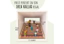 Holzura Kinderregal Tonie Regal für IKEA KALLAX – magnetisch – rosa Bild 3
