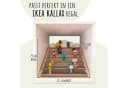 Holzura Kinderregal Tonie Regal für IKEA KALLAX – magnetisch – grau Bild 3