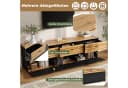 Fine Life Pro TV-Schrank Lowboard Schwarz/Naturholz 168x38x59 cm Bild 5