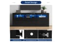Fine Life Pro TV-Schrank Lowboard Schwarz Hochglanz mit LED-Beleuchtung Bild 3