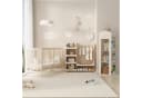 KEFEYA Kindergarderobe Naturholz mit 4 Regalen & Sitzbank Bild 5
