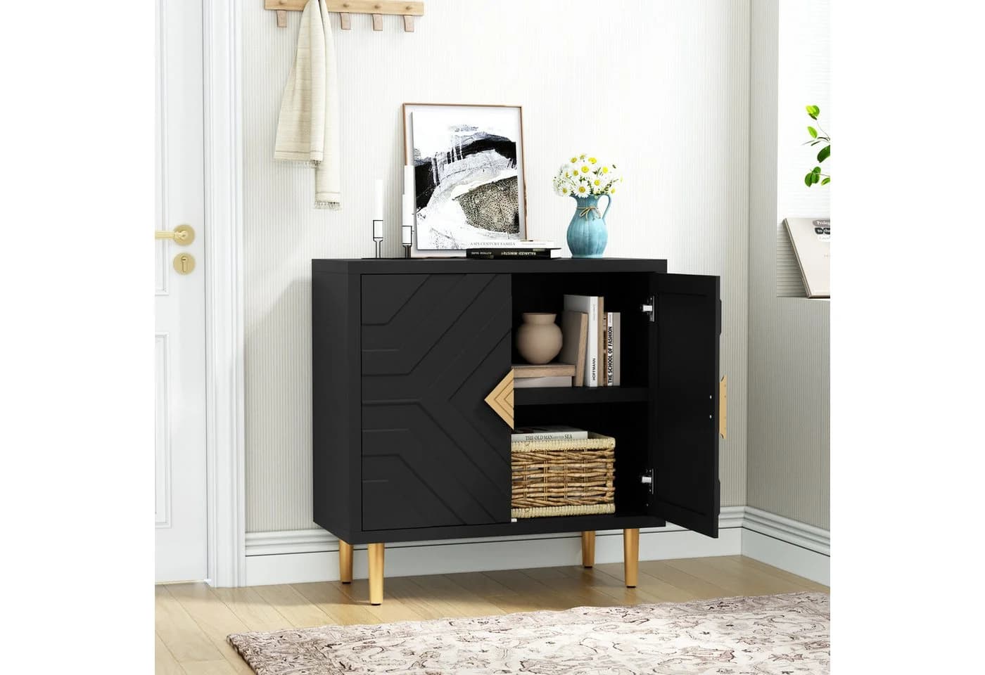 HOLTICO Sideboard Schrank für Wohnzimmer, Küche, Schlafzimmer - Bild 4