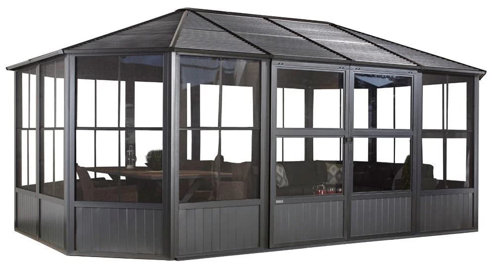 Pavillon SOJAG Charleston 12x18 Anthrazit Aluminium - Bild 2
