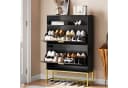 ToteBox Schuhschrank Freistehender Schuhkipper 2 Schubladen Schwarz Bild 1