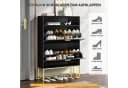 ToteBox Schuhschrank Freistehender Schuhkipper 2 Schubladen Schwarz Bild 3