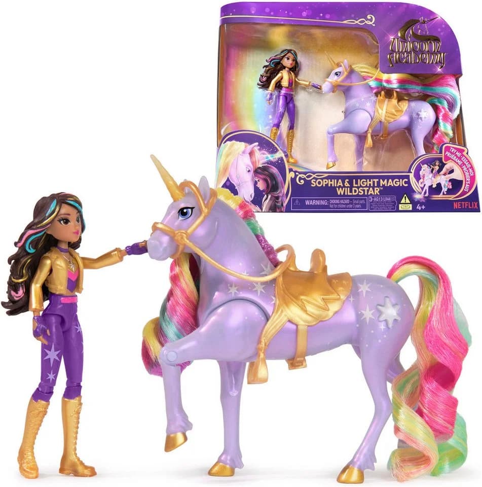 Spin Master Anziehpuppe Unicorn Academy Sophia & Light Magic Wildstar Bunt - Bild 2