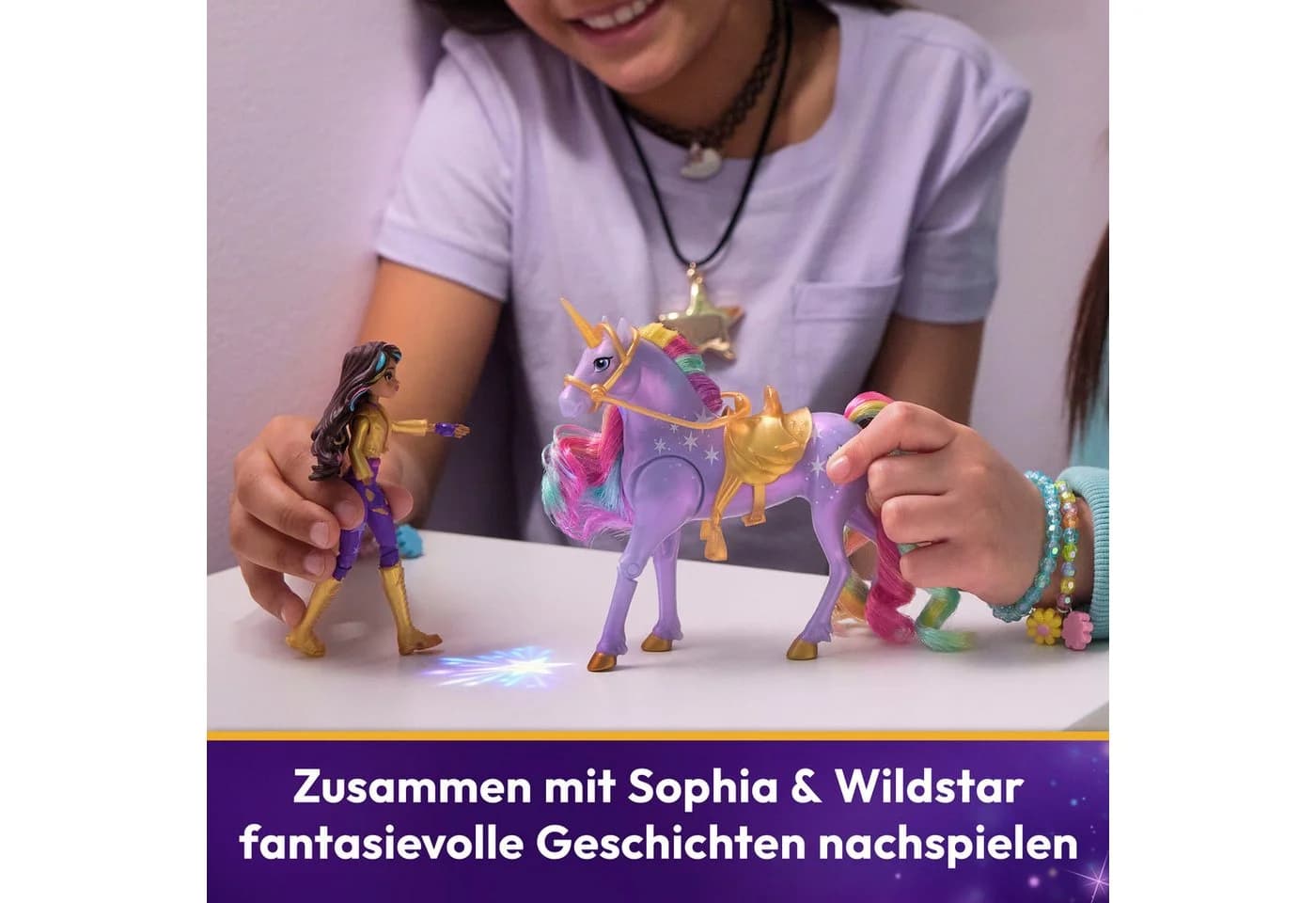 Spin Master Anziehpuppe Unicorn Academy Sophia & Light Magic Wildstar Bunt - Bild 4