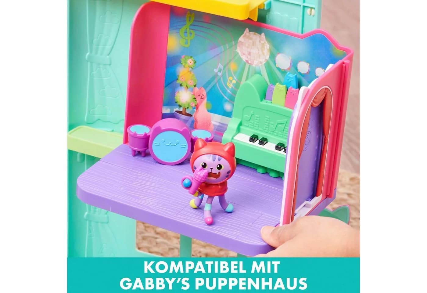 Spin Master Gabby's Dollhouse Groovy Musikzimmer mit DJ Catnip Figur - Bild 2
