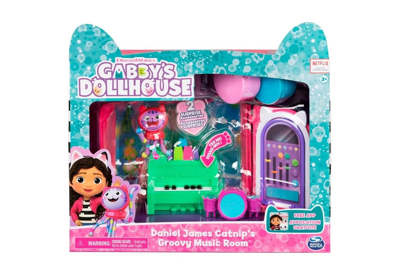 Spin Master Gabby's Dollhouse Groovy Musikzimmer mit DJ Catnip Figur - Bild 4