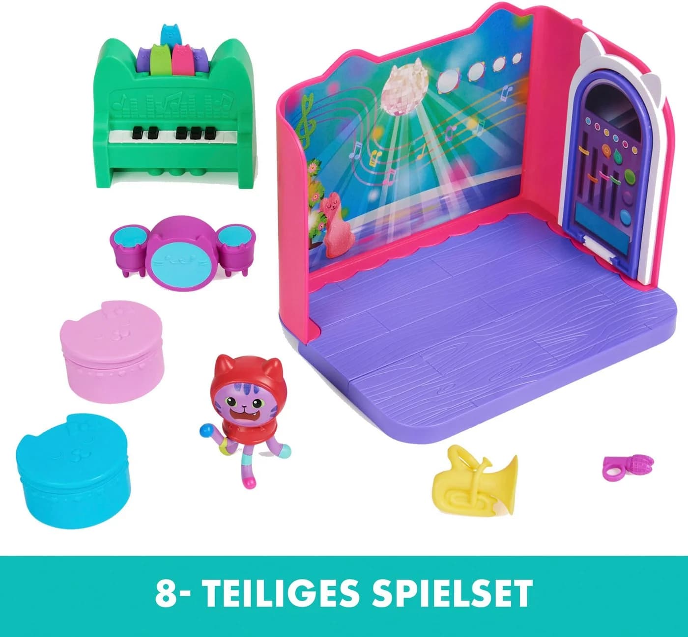 Spin Master Gabby's Dollhouse Groovy Musikzimmer mit DJ Catnip Figur - Bild 5