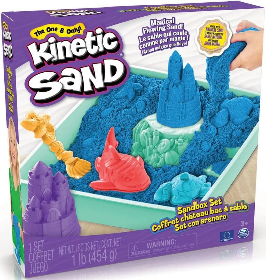 Spin Master Kreativset Kinetic Sand Box 454 g Blau - Bild 2