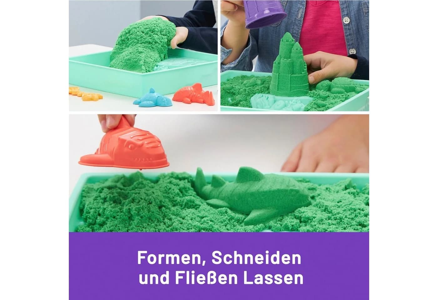 Spin Master Kreativset Kinetic Sand Box 454 g Grün - Bild 4