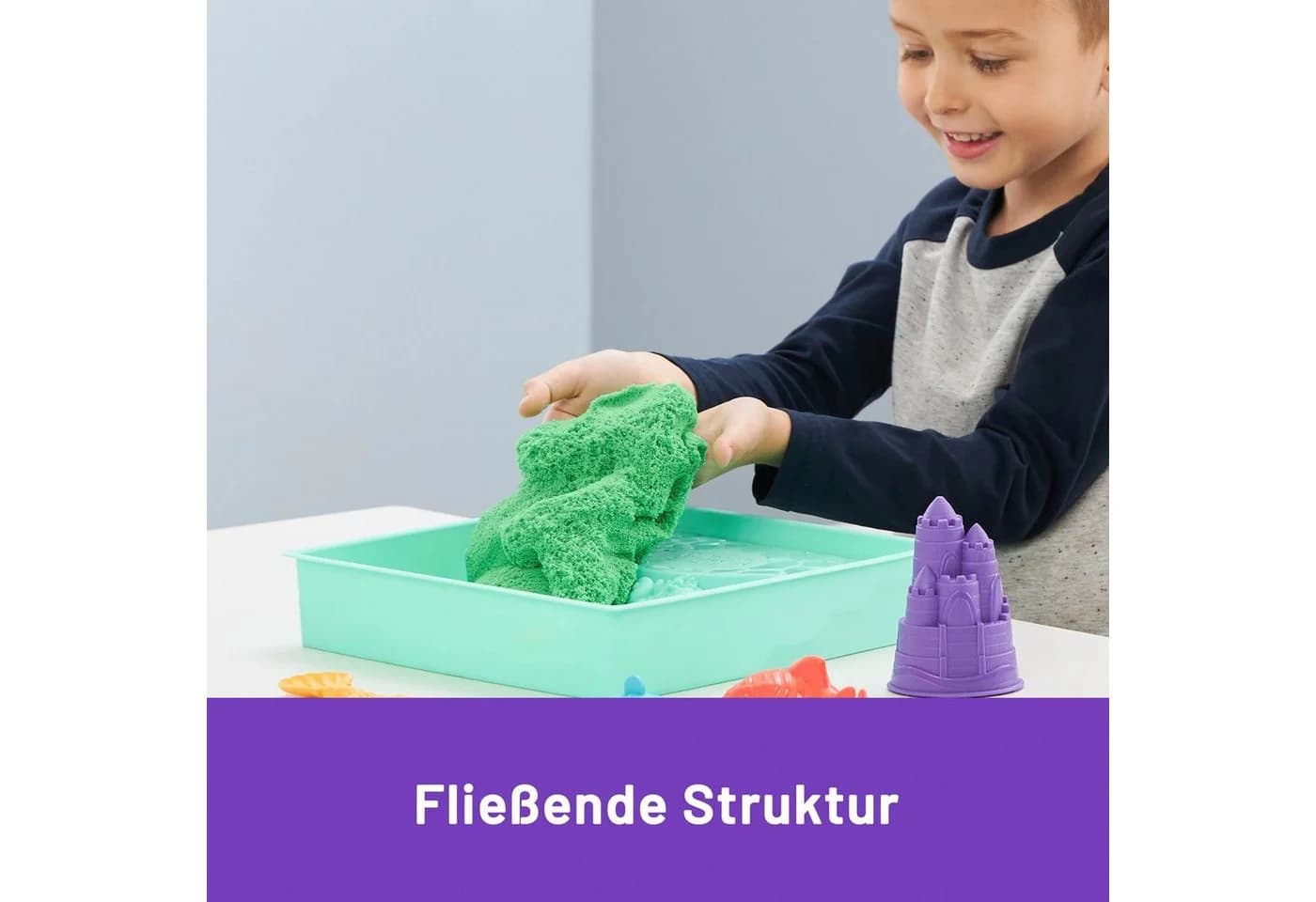 Spin Master Kreativset Kinetic Sand Box 454 g Grün - Bild 5