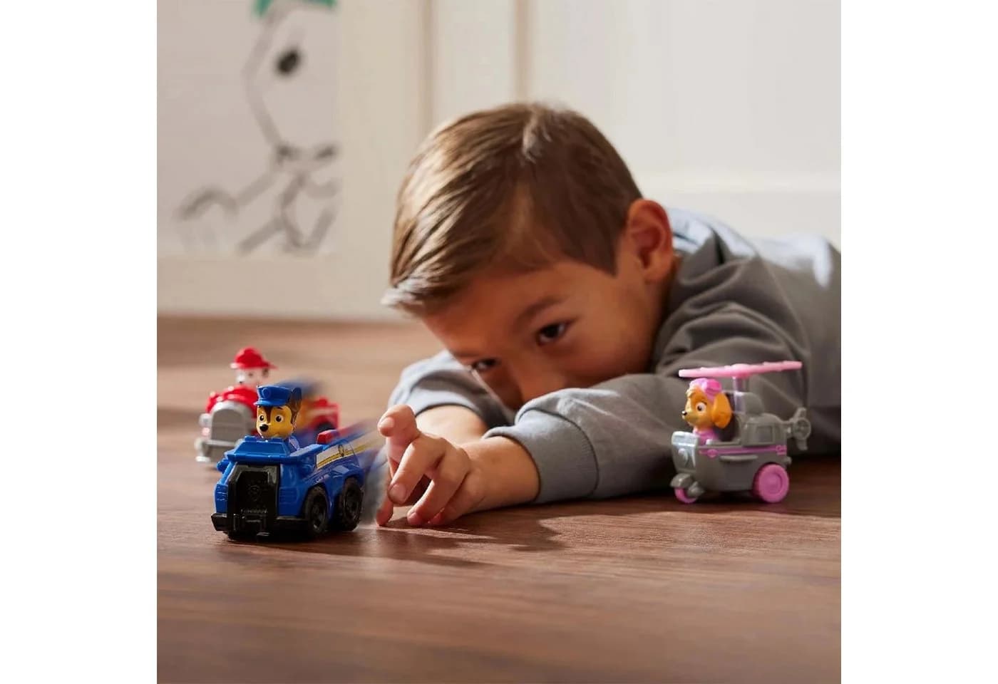 Spin Master Spielzeug-Auto Paw Patrol - Deluxe Rescue Racers (mit Pullback) - Bild 5