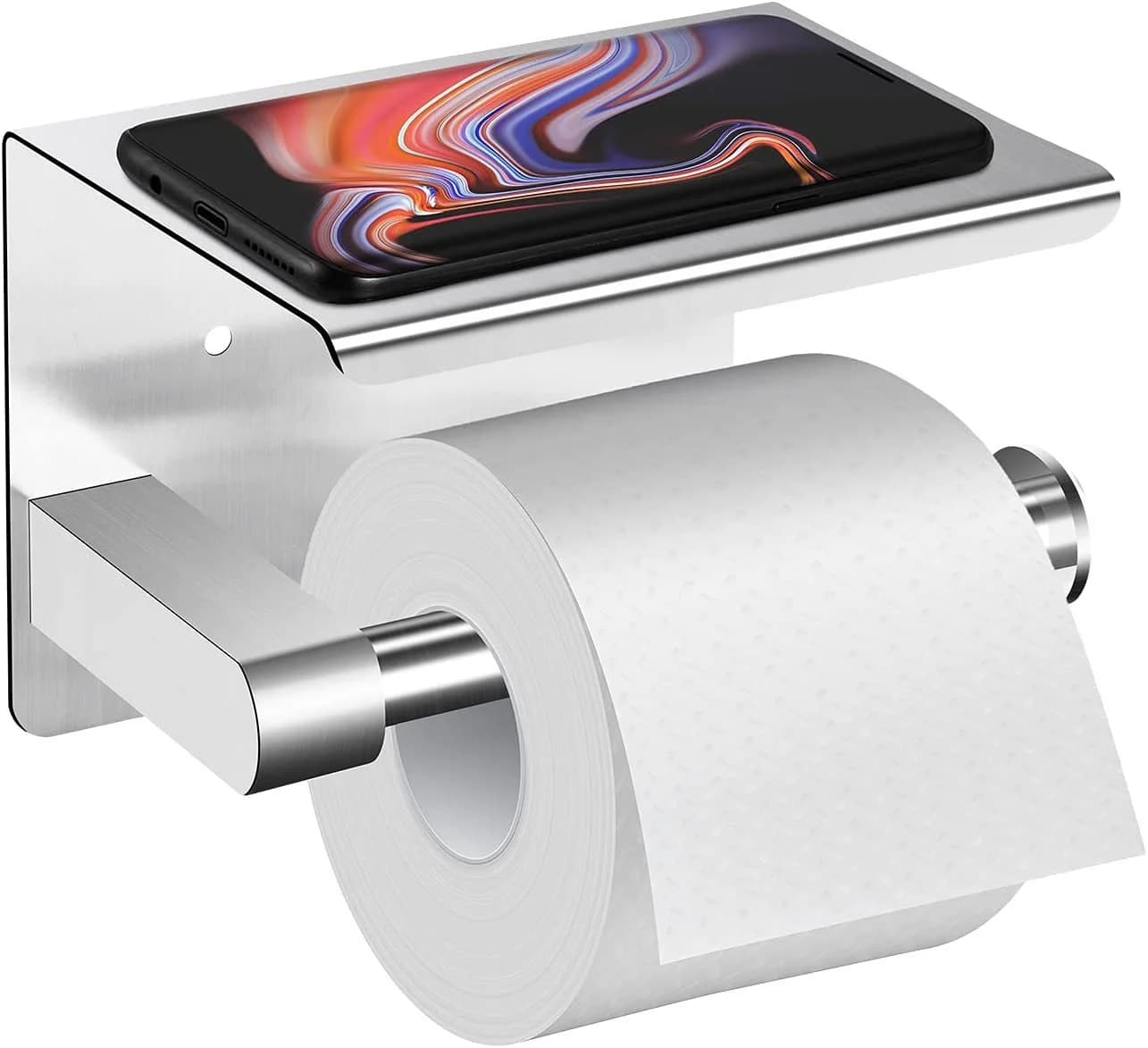 Moderner Toilettenpapierhalter aus Edelstahl - Bild 2