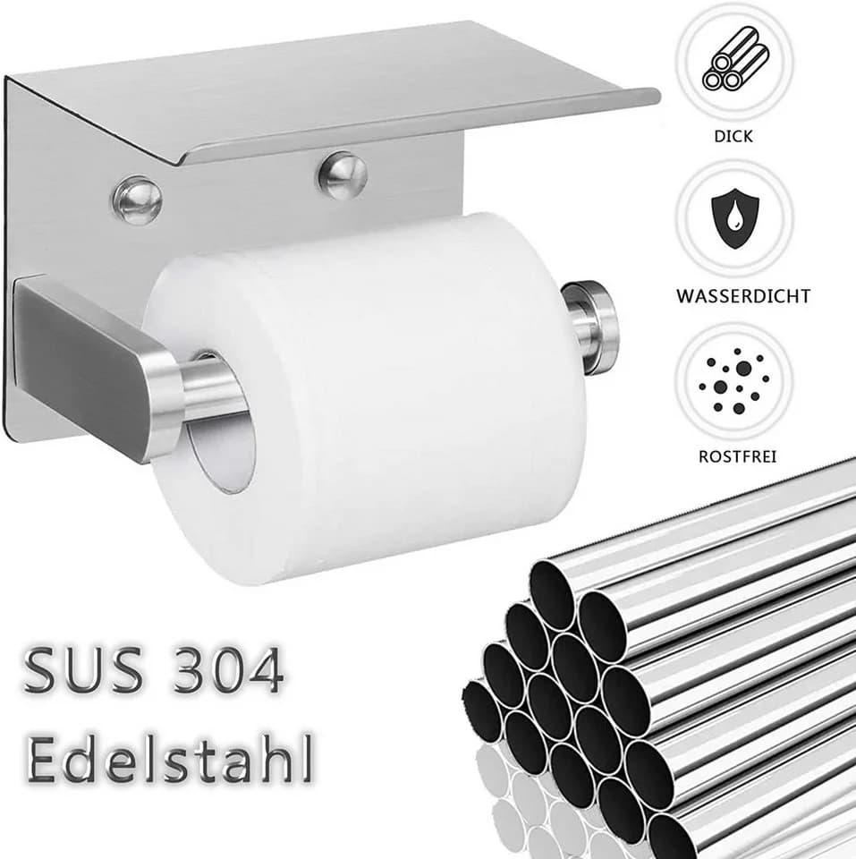 Moderner Toilettenpapierhalter aus 304-Edelstahl