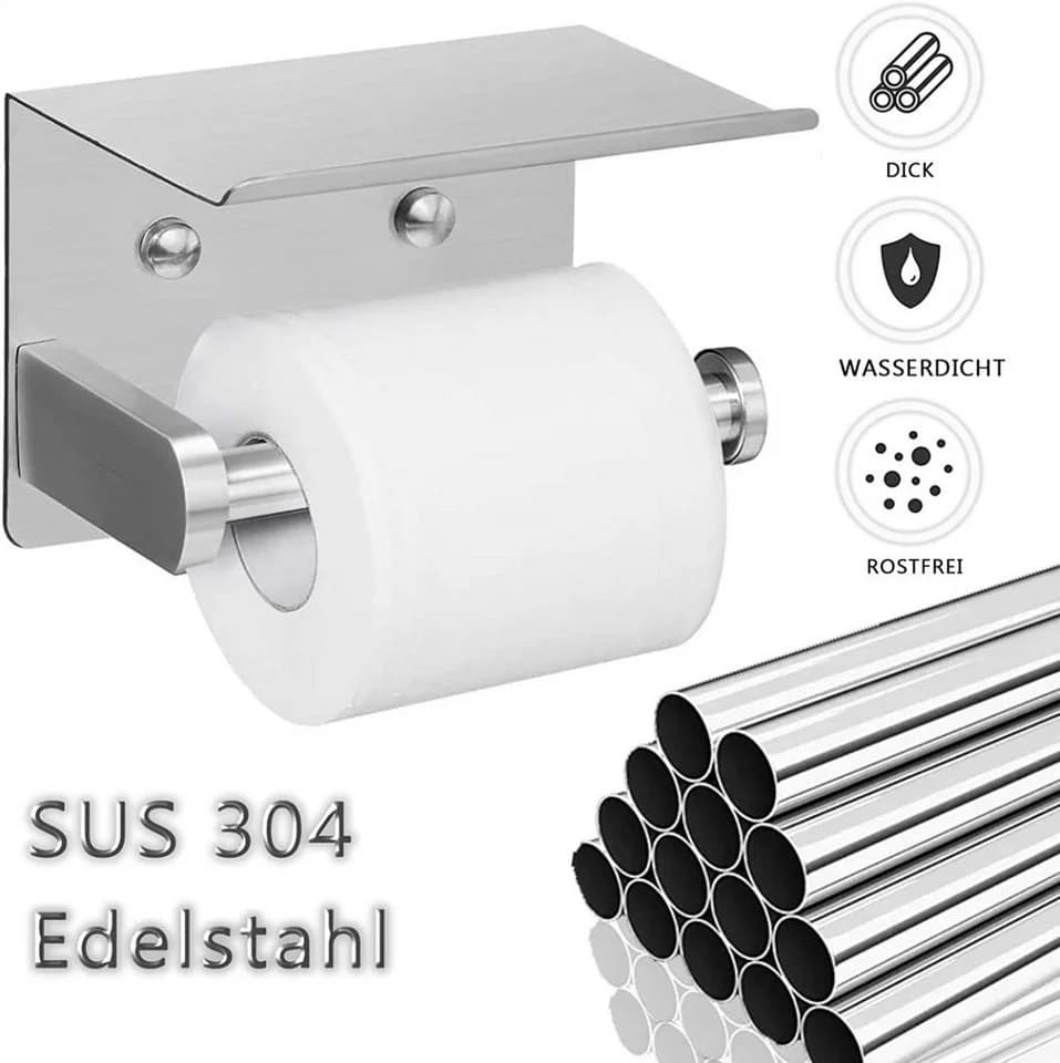 Moderner Toilettenpapierhalter aus 304-Edelstahl - Bild 3