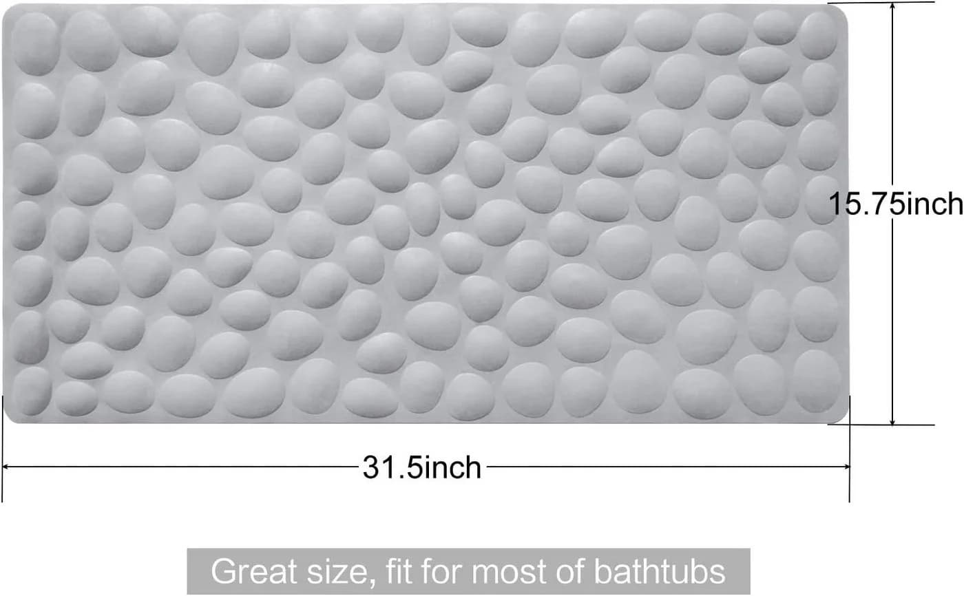 Refined Living Duschmatte Badewannenmatte rutschfest Grau - Bild 3