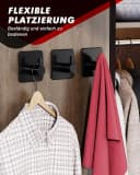 Refined Living Handtuchhaken 10er Set Selbstklebend Edelstahl Bild 4