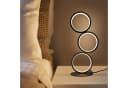 ZMH LED Nachttischlampe Schwarz Dimmbar Aluminium Design Bild 1
