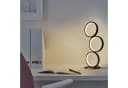 ZMH LED Nachttischlampe Schwarz Dimmbar Aluminium Design Bild 3