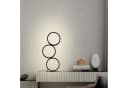ZMH LED Nachttischlampe Schwarz Dimmbar Aluminium Design Bild 4