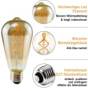 ZMH LED-Leuchtmittel 6x Edison Glühbirne E27 Warmweiß 4W Bild 5