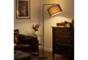 ZMH Stehlampe Modern Stoff Design E27 mit Fußschalter Bild 2