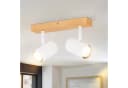 ZMH LED Wandleuchte Innen Deckenlampe Weiß Metall Modern GU10 Fassung 330° Drehbar Bild 2